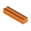 PCB plug-in connector, male header, closed side, THT solder connection, 5.00 mm, Number of poles: 48, 180°, Solder pin length (l): 3.2 mm, tinned, orange, Box thumbnail 2