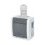ATLAS socket with M20 outlet IP65 gray thumbnail 1