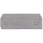 End and intermediate plate 2.5 mm thick light gray thumbnail 1
