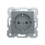 Socket outlet, anthracite, screw clamps thumbnail 2