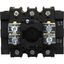P3-63/EA/SVB/2HI11 Main switch, P3, 63 A, flush mounting, 3 pole, 2 N/O, 2 N/C, Emergency switching off function, With red rotary handle and yellow locking ring thumbnail 15
