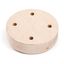 Cylindrical wooden 4-hole ceiling rose Kit thumbnail 2