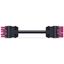 pre-assembled connecting cable Eca Socket/open-ended pink thumbnail 1