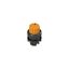 Knob selector, 2 positions orange with marking thumbnail 2