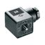 Valve plug-in connector (field assembled), Number of poles: 3, Design A (18 mm), Without circuitry, 230 V, 0.34...1.5 mm² thumbnail 1