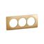 PLATE 3G 57MM SATIN BRASS thumbnail 1