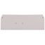 End and intermediate plate 2.5 mm thick light gray thumbnail 1
