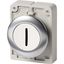 M30I-FD-W-X1 Pushbutton, RMQ-Titan, flat, momentary, White, inscribed 1, Front ring stainless steel thumbnail 2