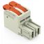 832-1102 1-conductor female connector; lever; Push-in CAGE CLAMP® thumbnail 2