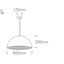 WHITE E27 25W BRASS REFLECTOR thumbnail 2