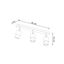 CEILING LAMP NERO 3 BLACK/GOLD GU10 3X40W IP20 thumbnail 6