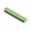 PCB plug-in connector, male header, Dovetails for fixing blocks, THT solder connection, 5.08 mm, Number of poles: 12, 90°, Solder pin length (l): 3.2 mm, tinned, Pale green, Box thumbnail 3