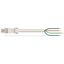 pre-assembled connecting cable Eca Socket/open-ended white thumbnail 2