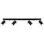 RING CEILING LAMP 4L BLACK GU10 4X40W IP20 thumbnail 2