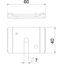 GMA M6 FS Centre suspension for threaded rod M6 60x40 thumbnail 2