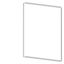 Cover frame for recessed stay installation H1800 W1250 mm sheet steel thumbnail 1