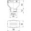 Flat cable threaded connection PG21 Polyethylene Stone grey RAL 7030 thumbnail 2