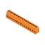 Printed circuit board terminals, 5.00 mm, Number of poles: 15, 90°, Solder pin length (l): 3.5 mm, tinned, orange, Clamping yoke connection, Clamping range, max. : 2.5 mm², Box thumbnail 2