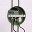 Wall lamp NOX 2 olive green with a switch thumbnail 4