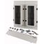 XM2N43F06C-55 Front plate, 2xNZM4, 3p, fixed, W=600mm, IP55, grey thumbnail 1