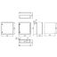 Wall-mounted enclosure 1 door IP65 H=600 W=600 D=300 mm thumbnail 2