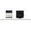 P3 Main switch, 80 A,Rear mounting, 3 pole, Form M4/SVB, Black, Door c thumbnail 3