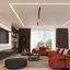 Ceiling lamp RING 3P red thumbnail 4