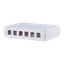 Keystone wall outlet surface mounted 6/12 port unequipped pure white thumbnail 3