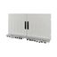 XSDMV406135-S Device area door, ventilated, IP42, double wing, HxW=600x1350mm, grey thumbnail 5