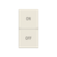 Rocker cover ON/OFF symbol - 1M - Total White thumbnail 1