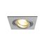 NEW TRIA I MR16 downlight, square, alu brushed, max. 50W, incl. clip springs thumbnail 1