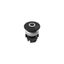 Spring-return black mushroom pushbutton with marking thumbnail 2