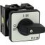 T0-2-1/E On-Off switch, T0, 20 A, flush mounting, 2 contact unit(s), 3 pole, with black thumb grip and front plate thumbnail 7