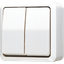 1-gang switch 10 AX / 250 V ~ 605AWW thumbnail 1