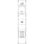 KA4072 CT meter panel, Field width: 1, Rows: 0, 1350 mm x 250 mm x 160 mm, IP2XC thumbnail 5