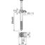 Conductor holder DEHNQUICK St/tZn with nail dowel 8x80mm for Rd 6-10mm thumbnail 2