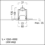 SLN2-C MRC L1750 WH - Channel for LED light line thumbnail 3