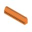 Printed circuit board terminals, 5.08 mm, Number of poles: 14, 90°, Solder pin length (l): 3.2 mm, tinned, orange, Clamping yoke connection, Clamping range, max. : 6 mm², Box thumbnail 4