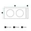 PLATE 2 GANG MAT BLACK thumbnail 4