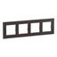 4 GANG PLATE DARK OAK thumbnail 1