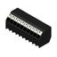 Printed circuit board terminals, 3.50 mm, Number of poles: 10, 135°, Solder pin length (l): 1.5 mm, black, PUSH IN with actuator, Clamping range, max. : 1.5 mm², Tube thumbnail 3