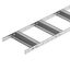 Cable ladder, shipbuilding with Z-rung 40x110x3000 Stainless steel A4  thumbnail 1
