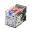 Relay, plug-in, 14-pin, 4PDT, 6 A, mechanical & LED indicators, Coil S thumbnail 2
