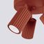 CARBON CEILING LAMP WITH REFLECTORS ON A ROUND RED HEADLINING 3XGU10 thumbnail 4