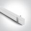 WHITE MAGNETIC RECESSED PROFILE 2m 48V MAXI thumbnail 1