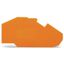 End and intermediate plate 1.5 mm thick orange thumbnail 3