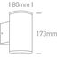 WHITE WALL GU10 2x10W IP54 thumbnail 3