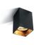 BLACK GU10 10W DARK LIGHT SQUARE thumbnail 1