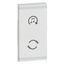 Arteor Square bezel BUS/SCS sound source selection - 1 Module - White thumbnail 1