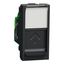 Unica - single RJ45 socket - cat 6 FTP - 1 mod - Anthracite - mecha only thumbnail 1